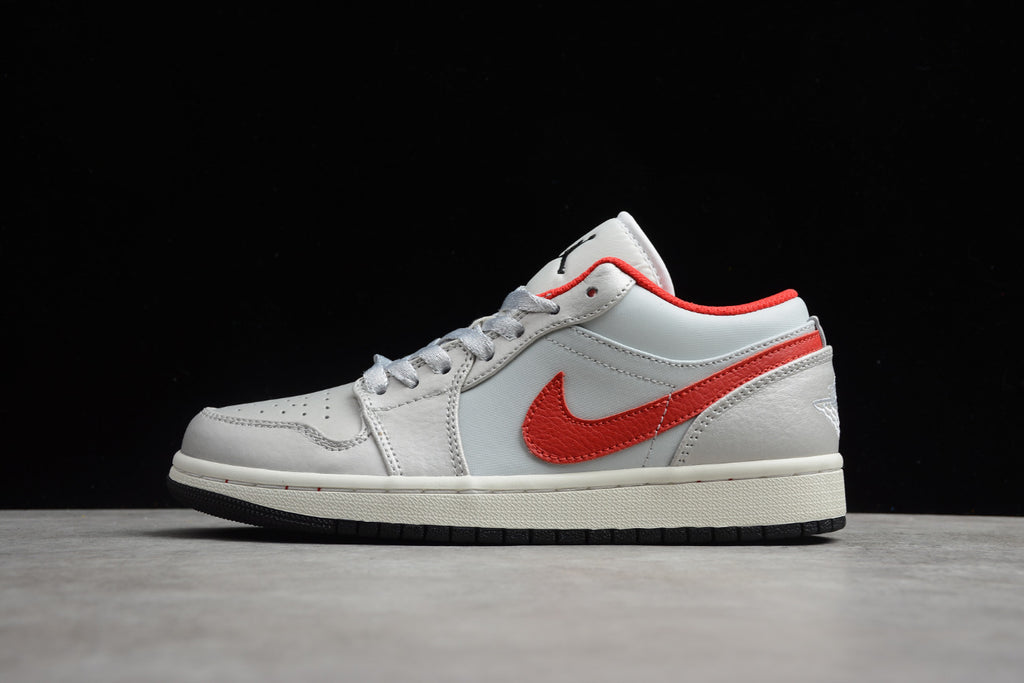 Air Jordan 1 Low Silver Red