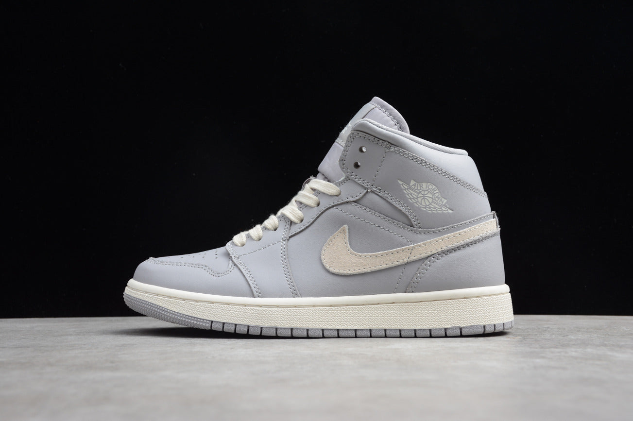 Air Jordan 1 Mid 'Grey Light Bone'