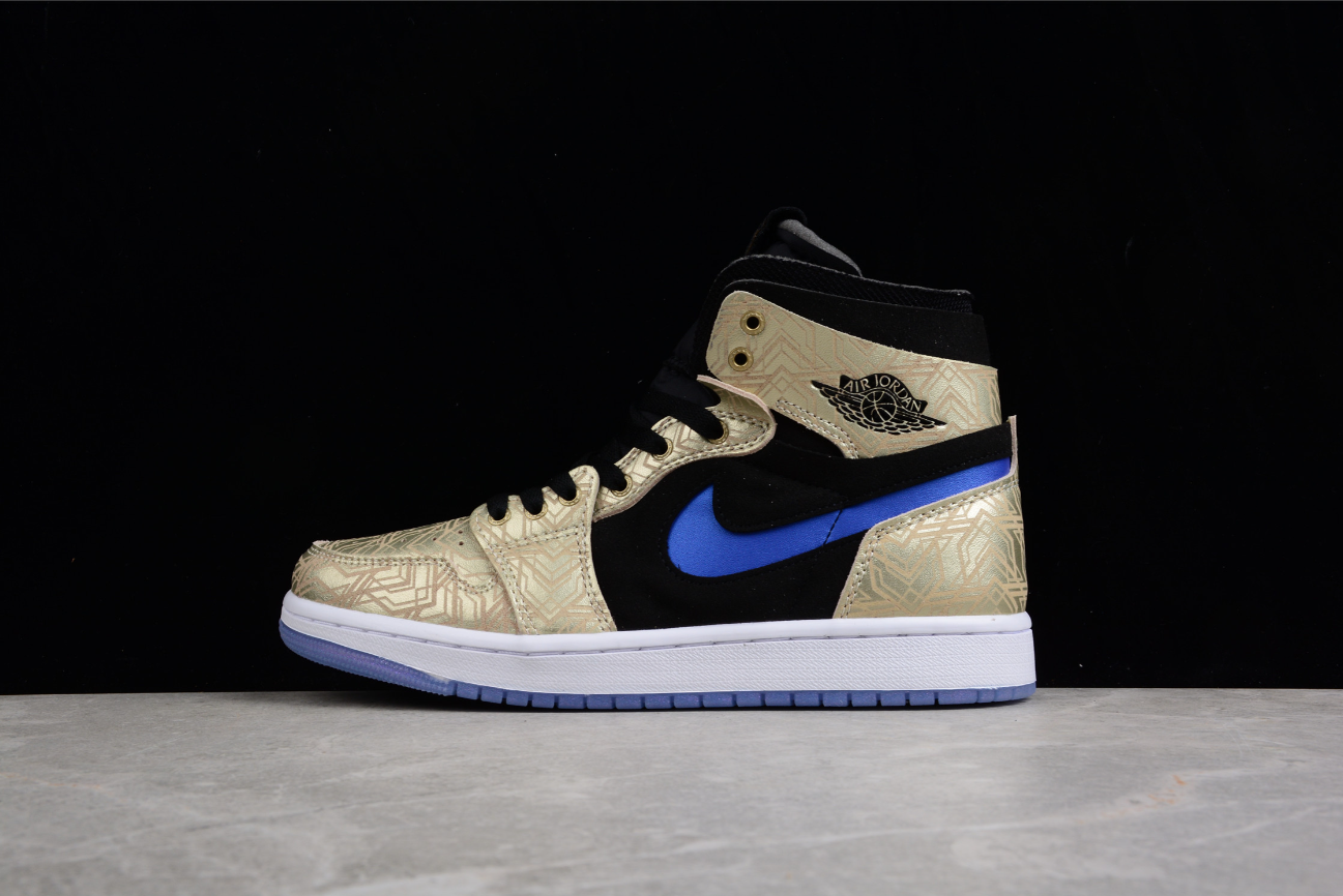 Air Jordan 1 High Zoom Air Comfort 'Gold Laser'