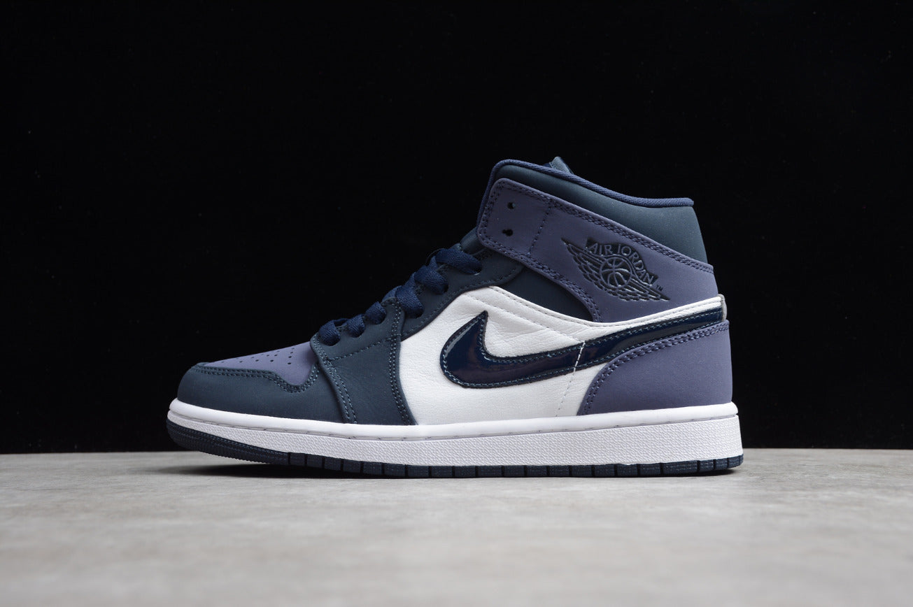 Air Jordan 1 Mid Obsidian Sanded Purple