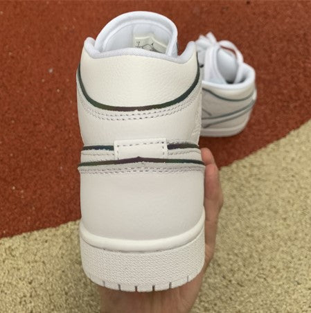Air Jordan 1 Mid SE White Pink Yellow