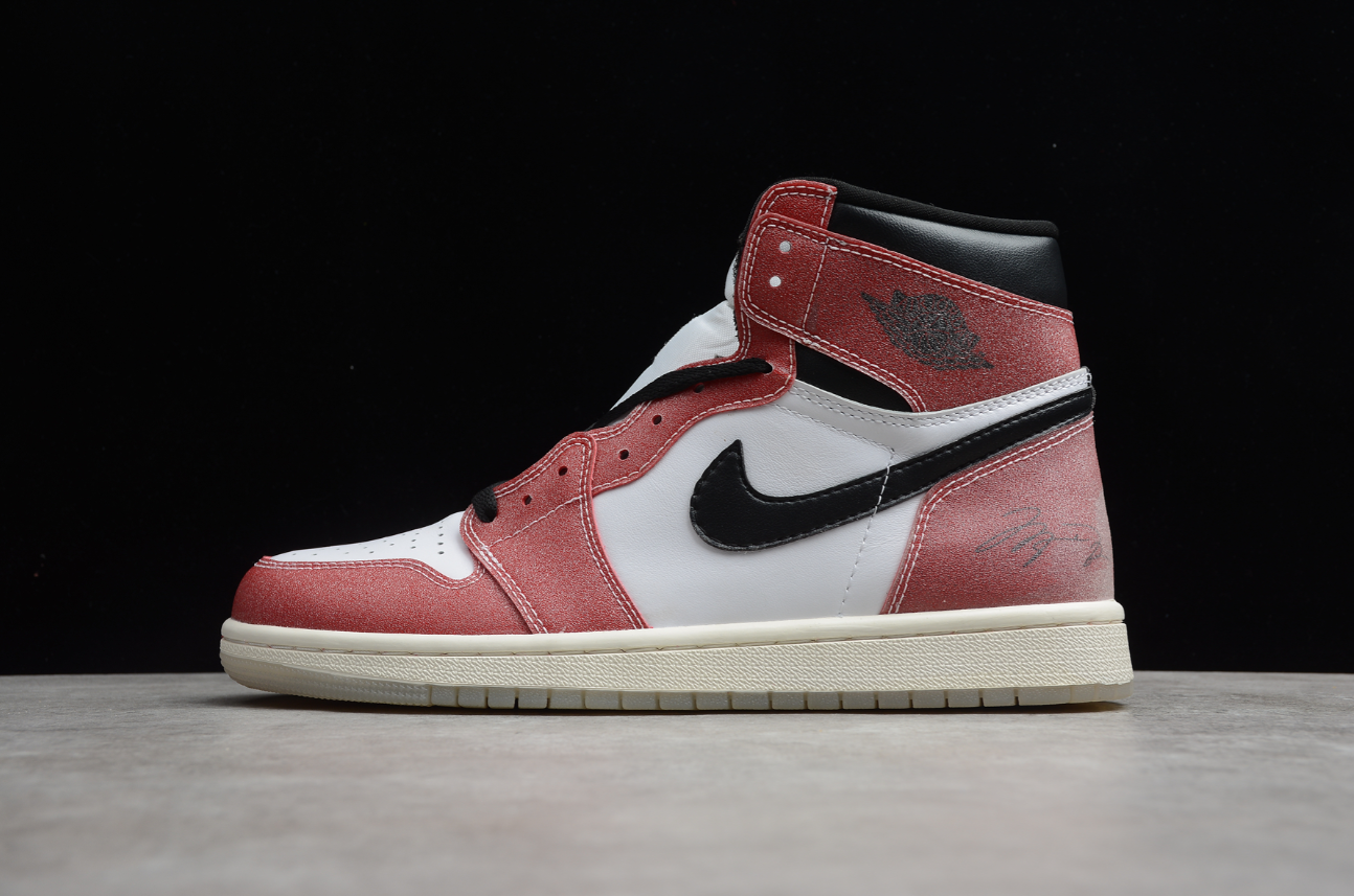 Trophy Room X Air Jordan 1 High OG White Red