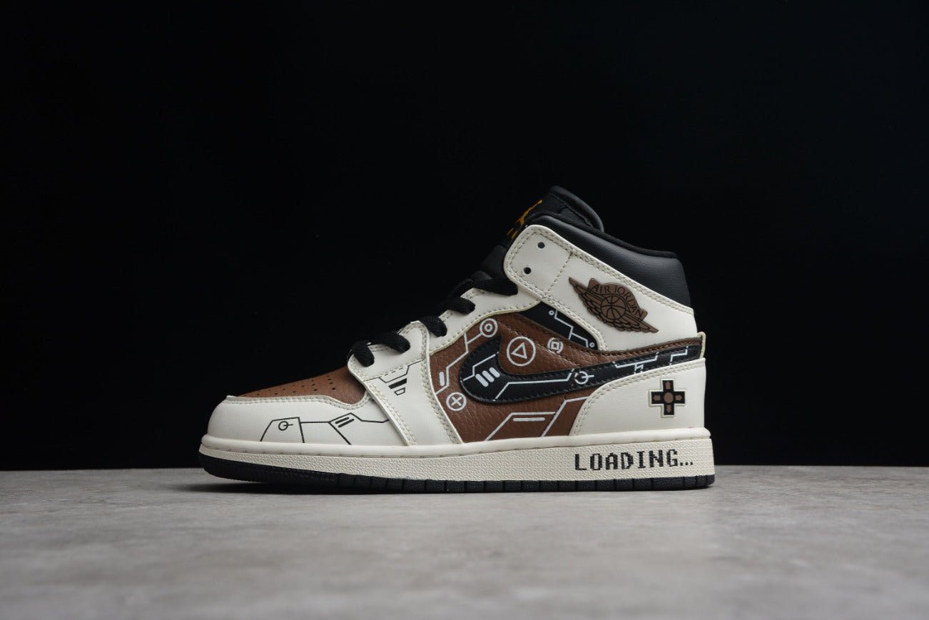Air Jordan 1 Mid Vibe Beige Mocha