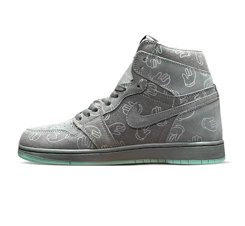 KAWS x Air Jordan 1 High Cool Grey Shoes Sneakers