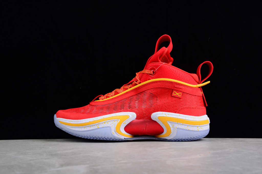 Air Jordan 36 Guo Ailun Red And Yellow