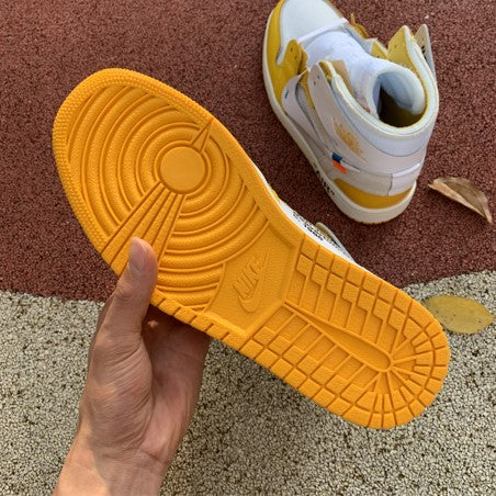 Air Jordan 1 Yellow White