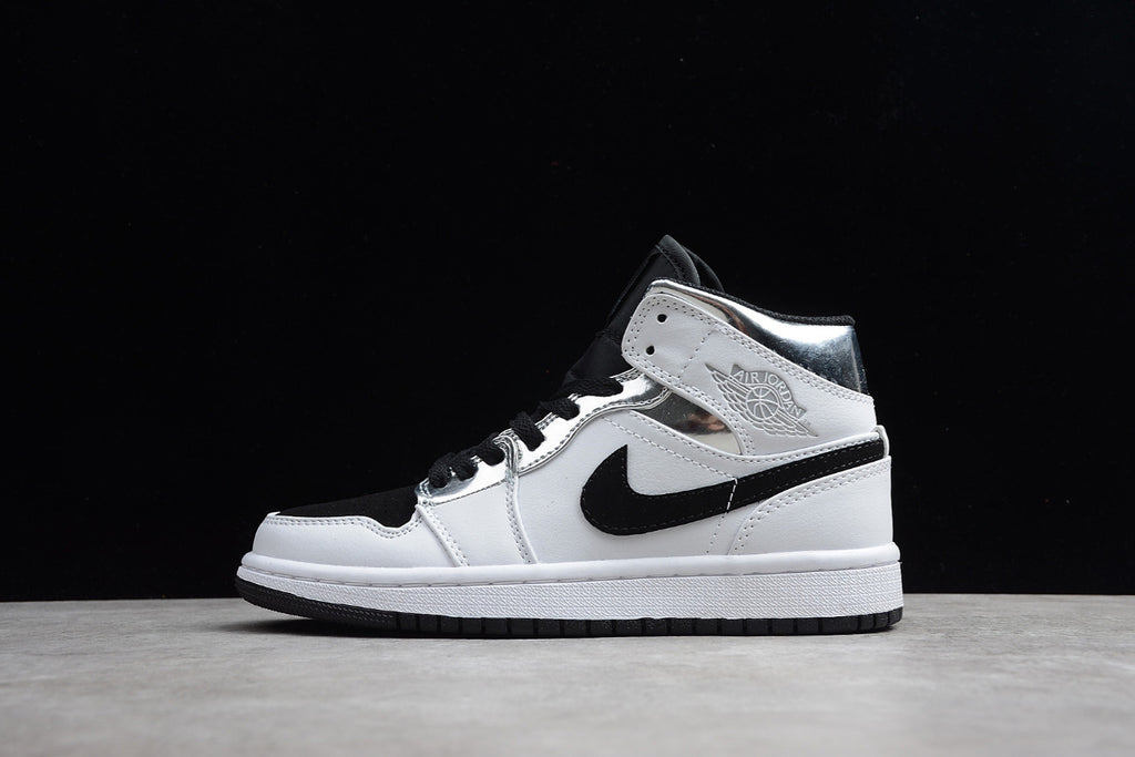 Air Jordan 1 Mid Leonard White And Black