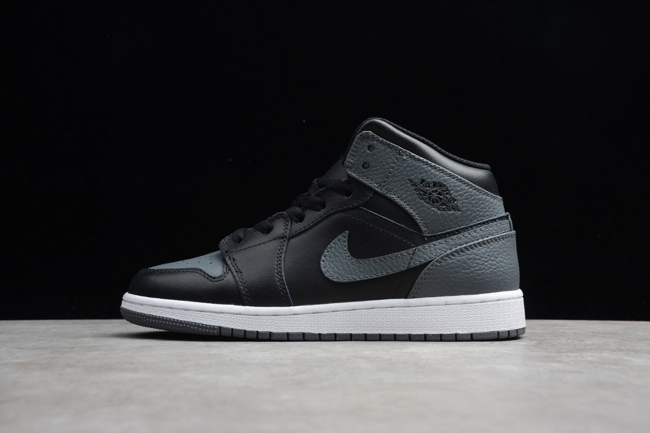 Air Jordan 1 Mid GS 'Black Dark Grey'