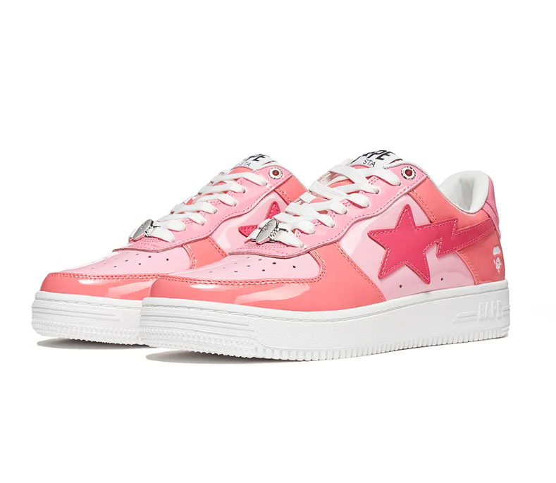 BAPE Sta Low Color Camo Combo Pink Shoes Sneakers