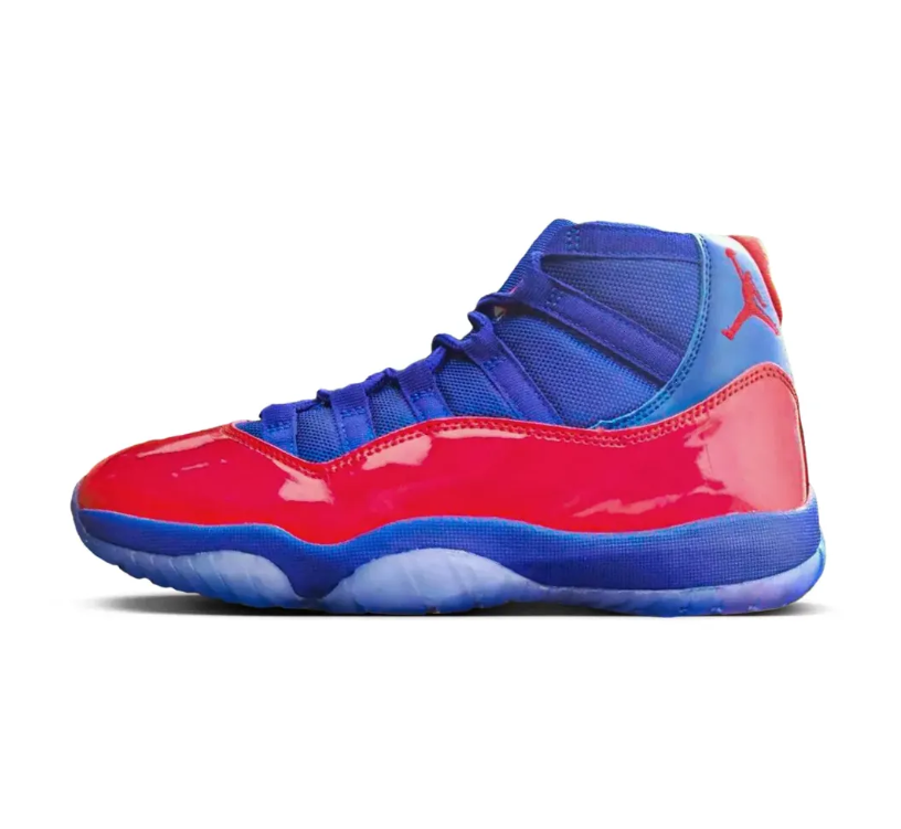 Air Jordan 11 Blue Red Shoes Sneakers