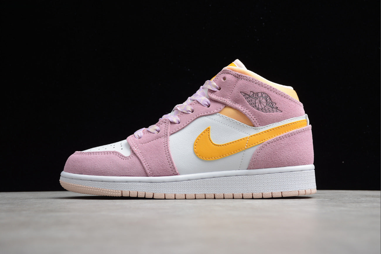 Air Jordan 1 Mid SE GS Arctic Pink
