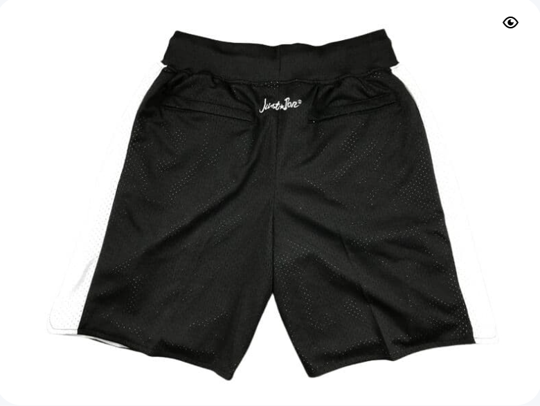 Oakland Raiders Black Shorts