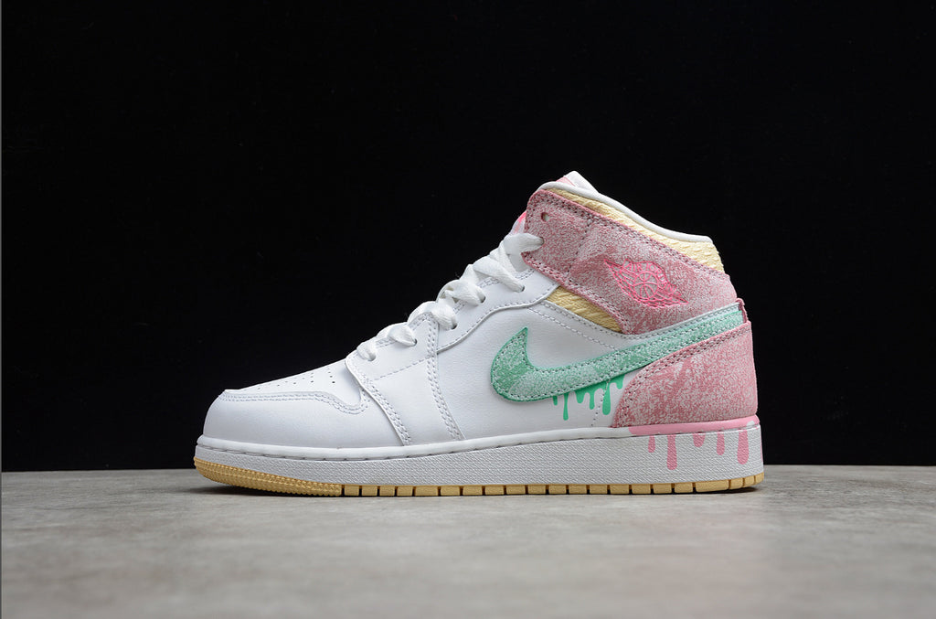 Air Jordan 1 Mid SE GS Ice Cream