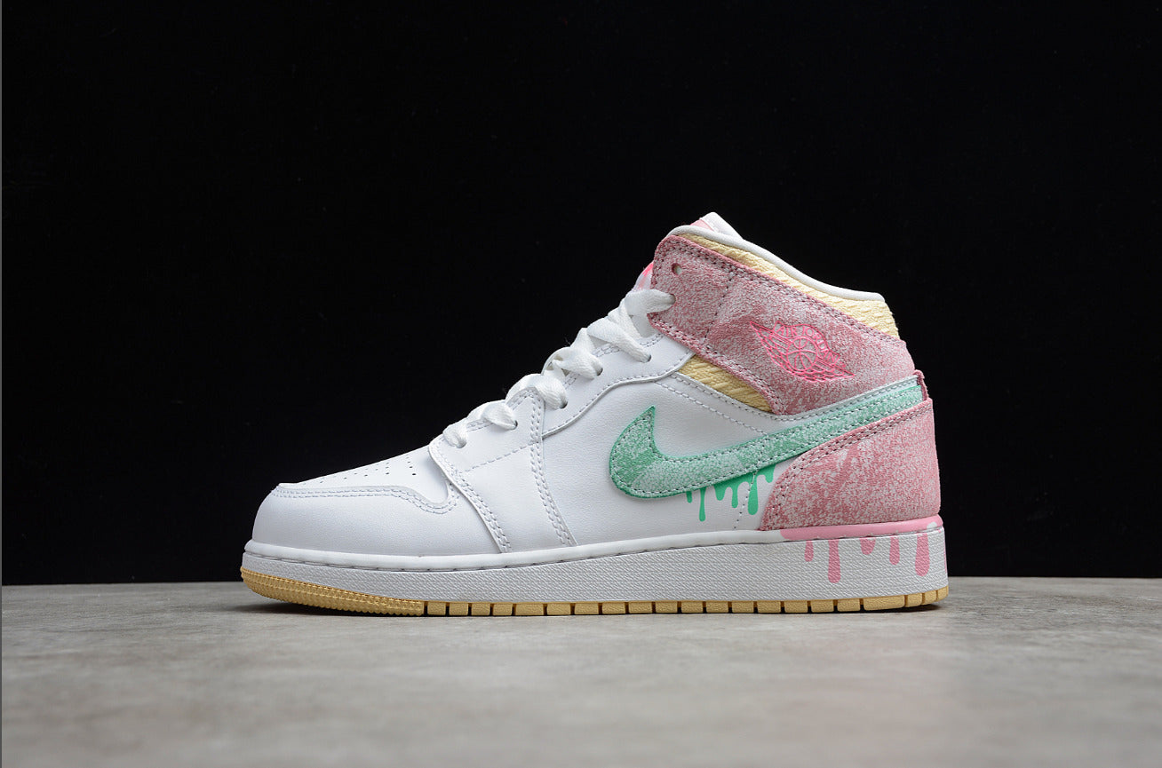 Air Jordan 1 Mid SE GS Ice Cream