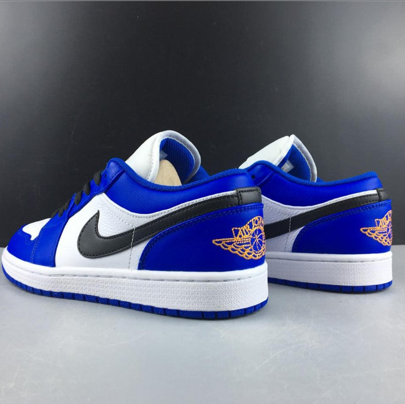 Air Jordan 1 Low Hyper Royal Orange Peel Shoes Sneakers