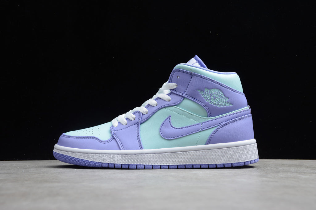 Air Jordan 1 Mid GS 'Purple Glacier Blue'