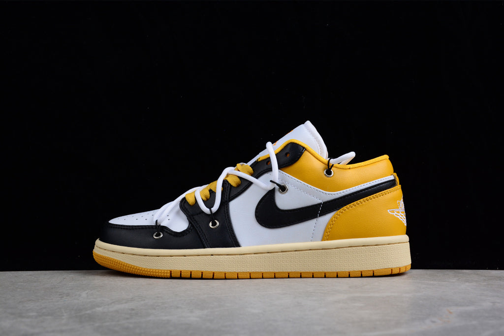Air Jordan 1 Low Yellow White Black