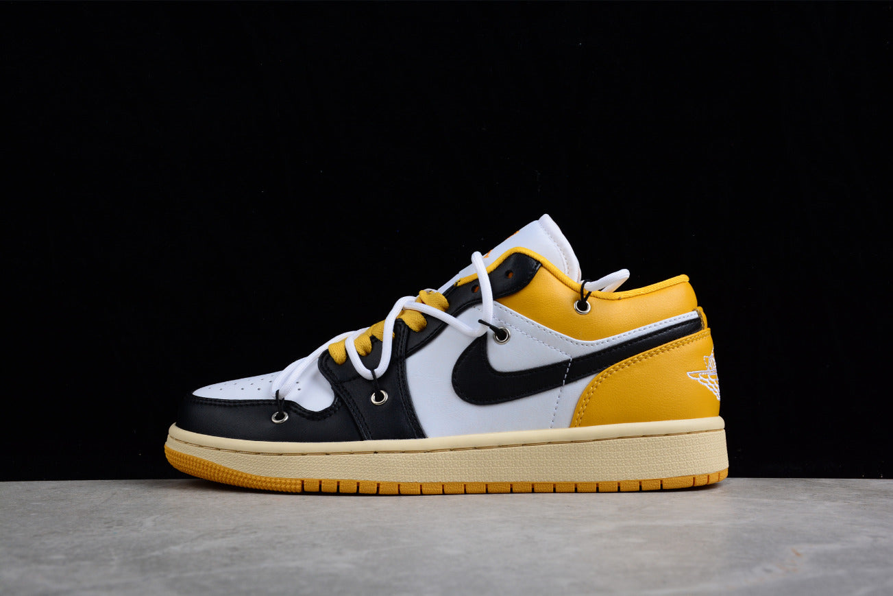 Air Jordan 1 Low Yellow White Black