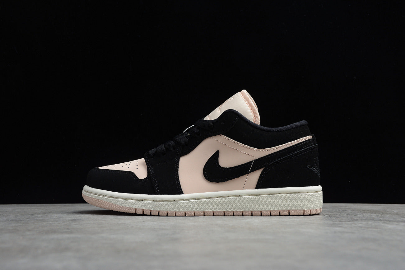 Air Jordan 1 Low Black and White Powder