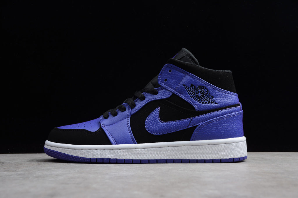 Air Jordan 1 Mid Black Dark Concord