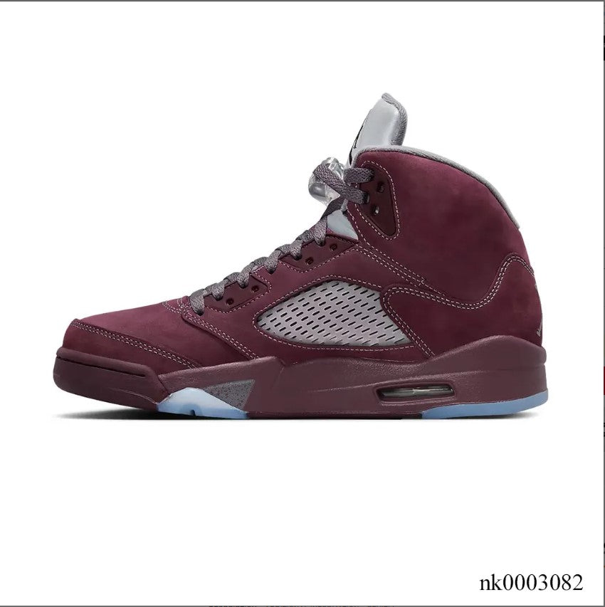 Air Jordan 5 Burgundy Shoes Sneakers