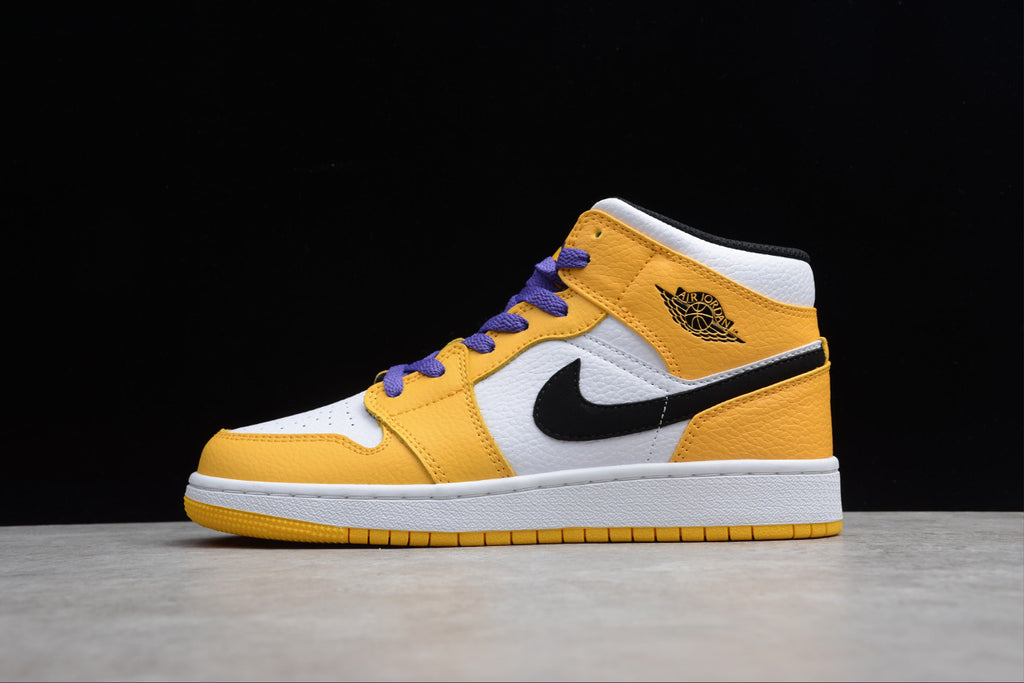 Air Jordan 1 Mid SE Lakers (GS)