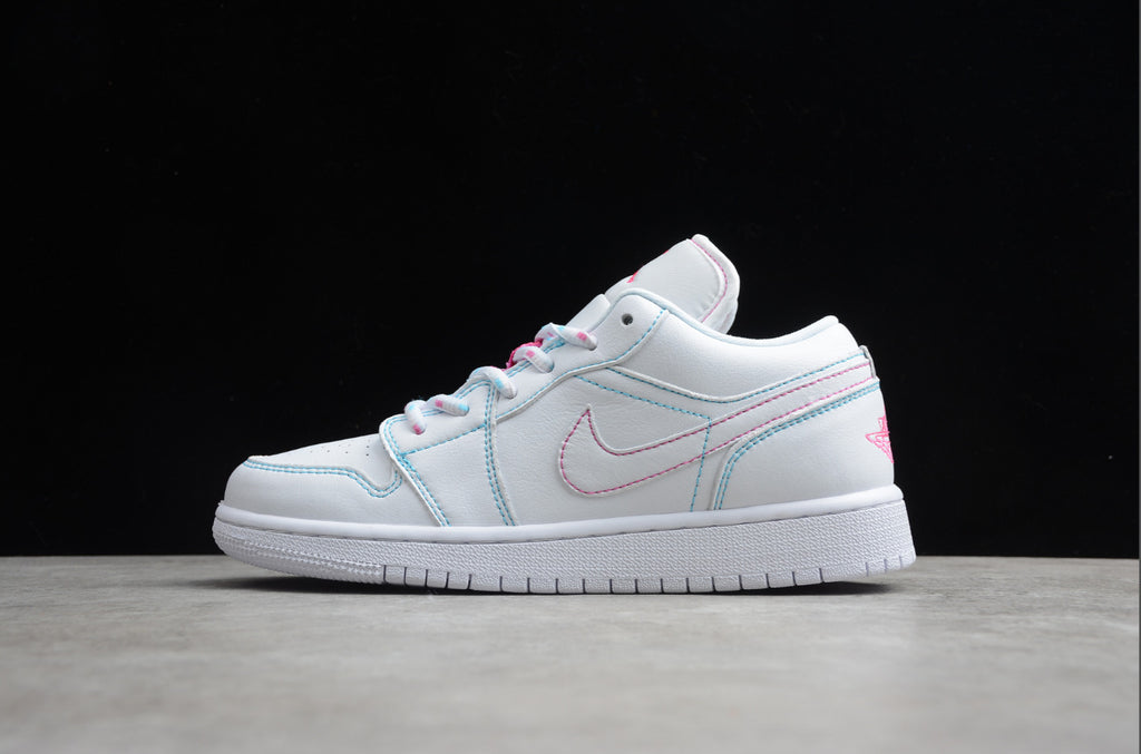 Air Jordan 1 Low White Green Powder