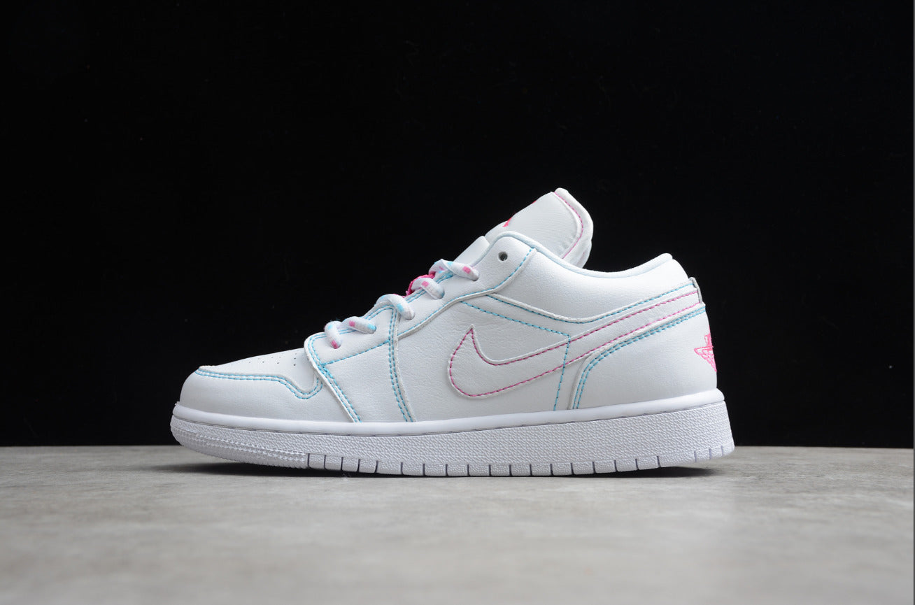 Air Jordan 1 Low White Green Powder