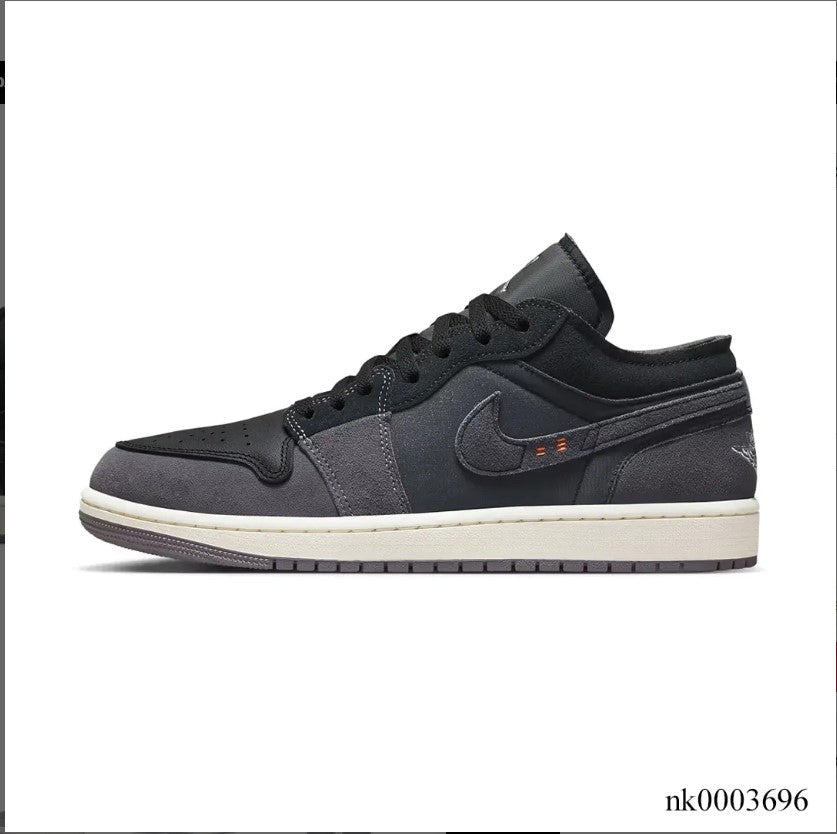 Air Jordan 1 Low Craft Inside Out Black Shoes Sneakers