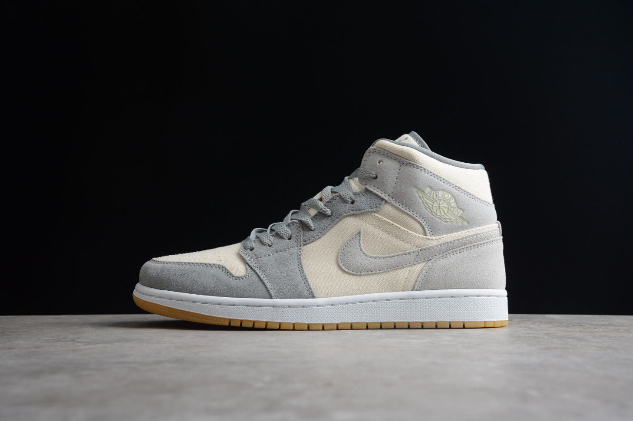 Air Jordan 1 Mid Beige Coconut Milk