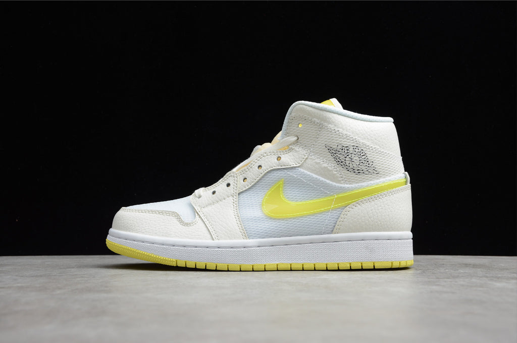 Air Jordan 1 Mid SE Lakers Beige Yellow