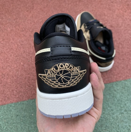 Air Jordan 1 Low Black Khaki Chameleon