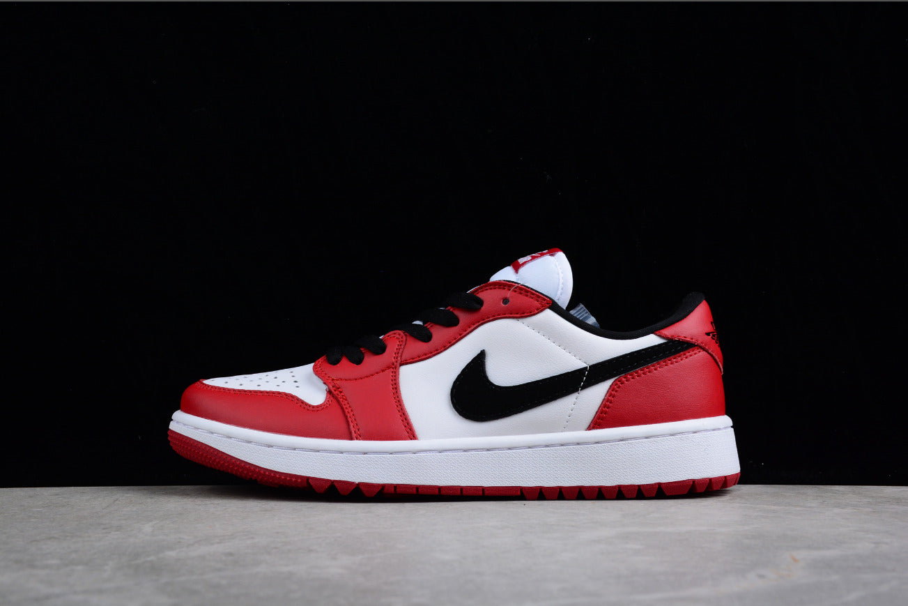 Air Jordan 1 Low White Black Red