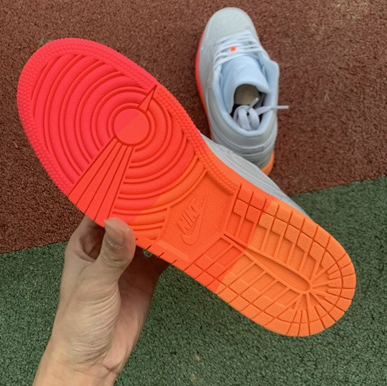 Air Jordan 1 Low White Neon