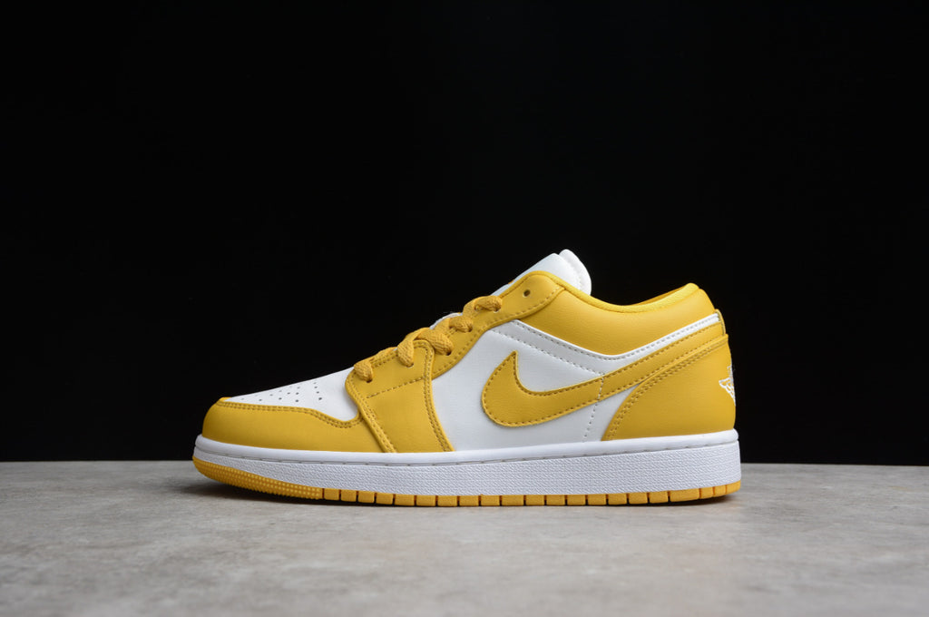 Air Jordan 1 Low White Mustard
