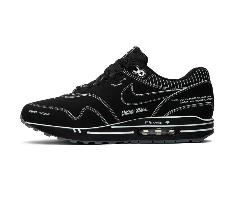 AM 1 Tinker Sketch To Self – Black Shoes Sneakers
