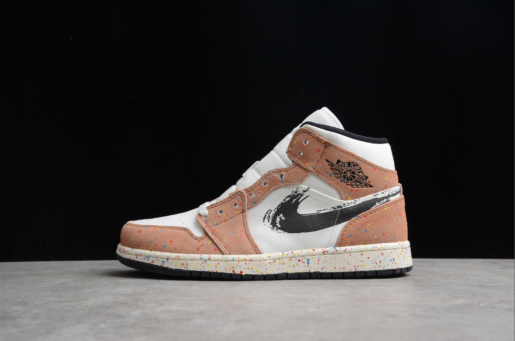 Air Jordan 1 Mid SE Brushstroke