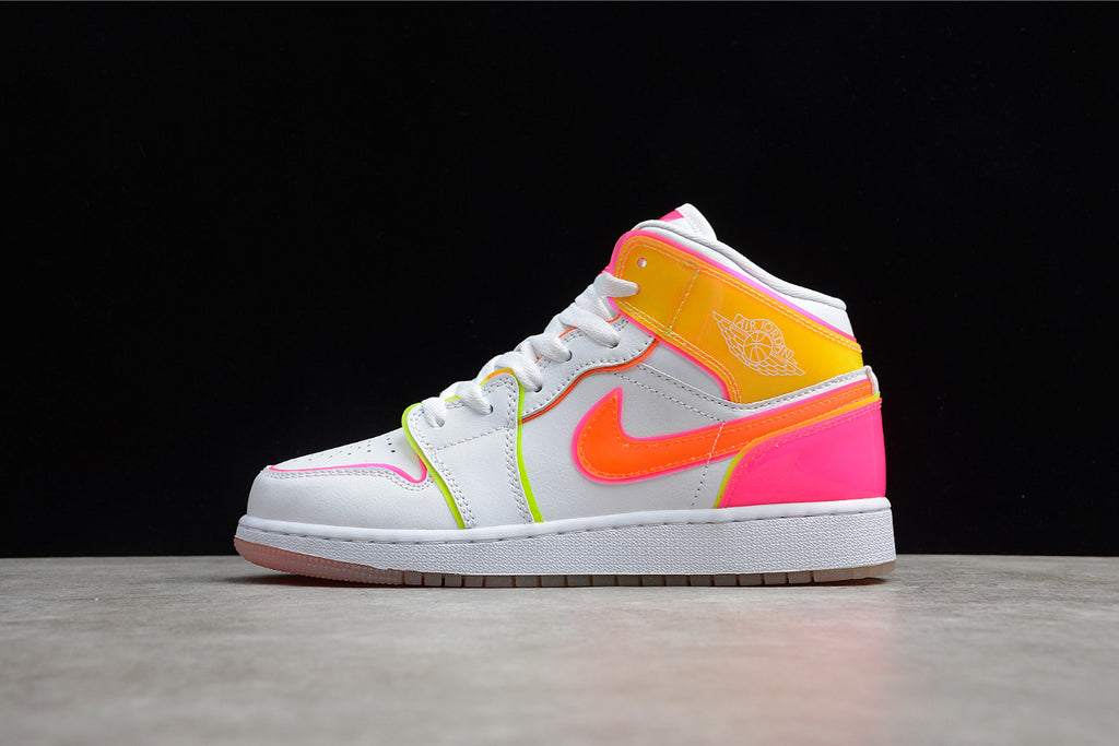 Air Jordan 1 Mid GS Edge Glow