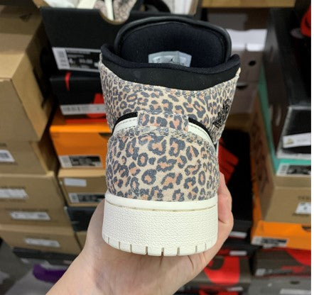 Air Jordan 1 Mid Colorful Tiger Print