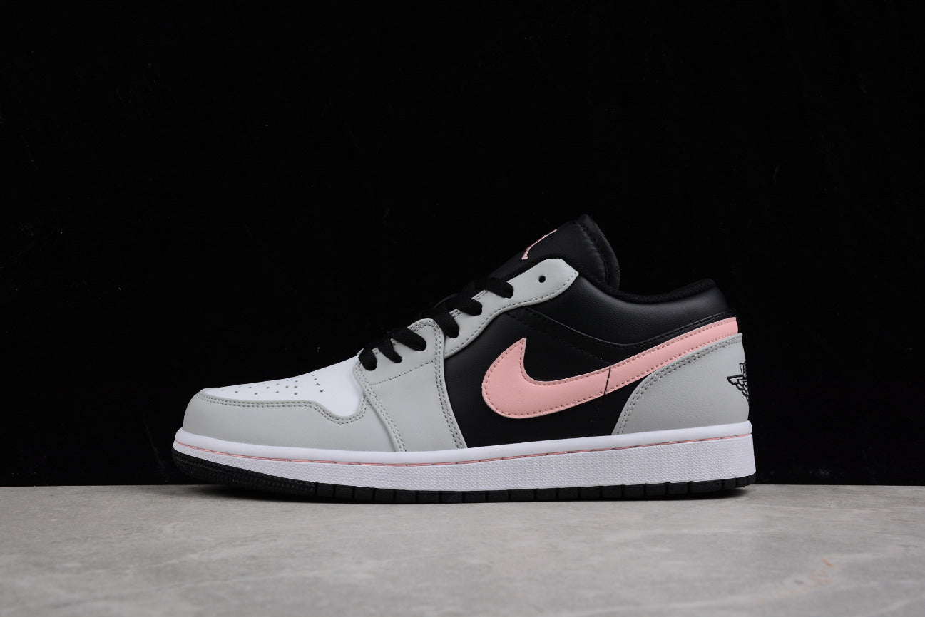 Air Jordan 1 Low Grey White Pink
