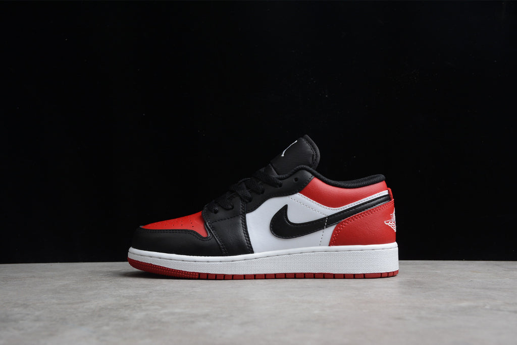 Air Jordan 1 Low Toe Red And Black