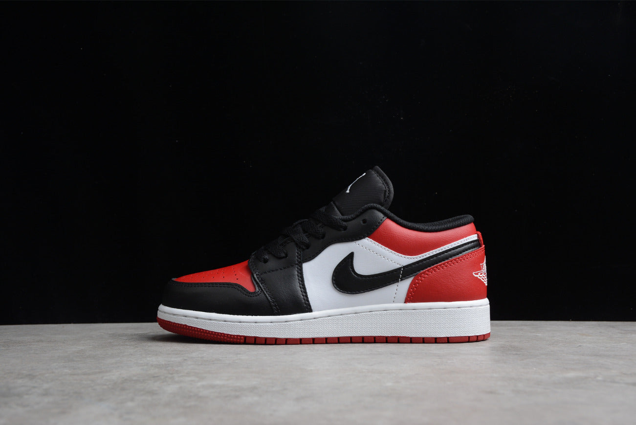 Air Jordan 1 Low Toe Red And Black