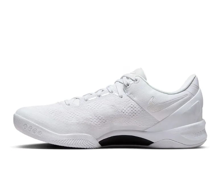 Kobe 8 Protro Triple White Shoes Sneakers