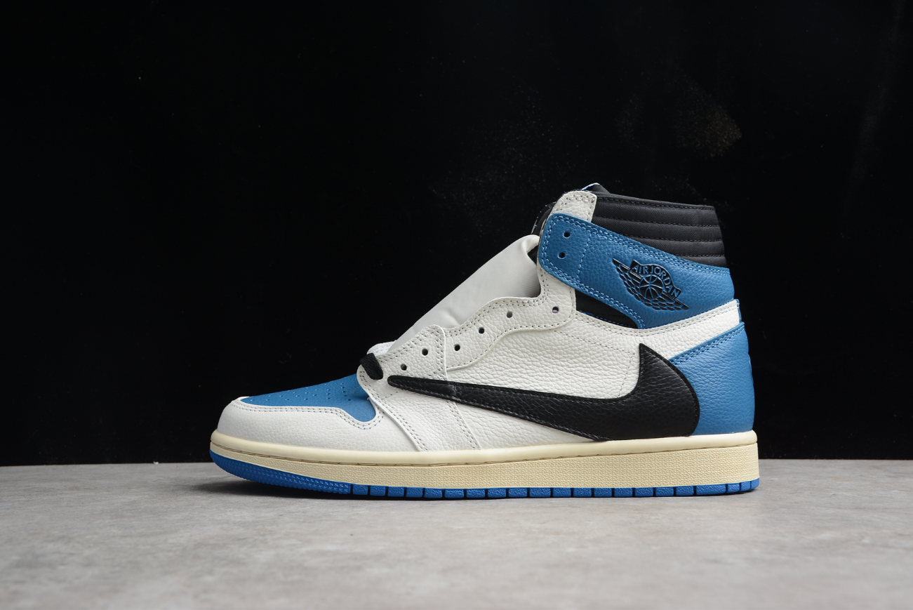 Fragment X Travis Scott X Air Jordan 1 Retro High OG Military Blue