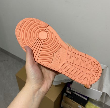 Air Jordan 1 Mid GS Apricot Orange White
