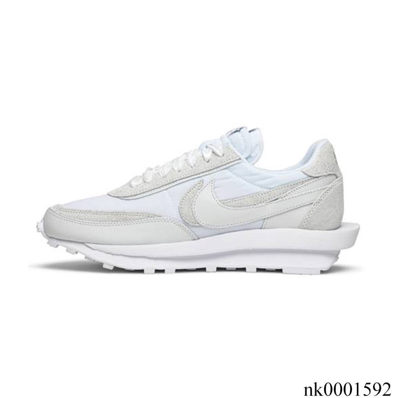 Sacai x LDWaffle White Nylon Shoes Sneakers