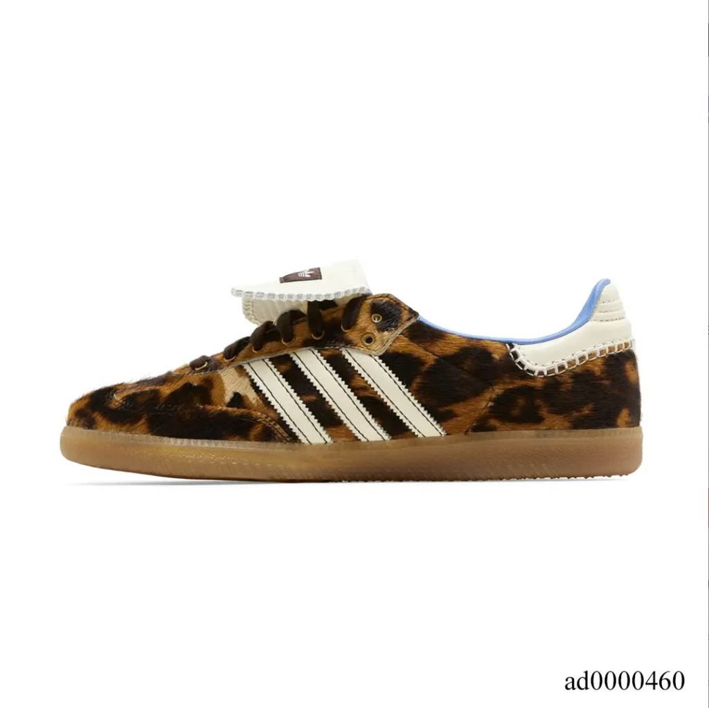 Wales Bonner x AD Samba Pony Leopard Shoes Sneakers