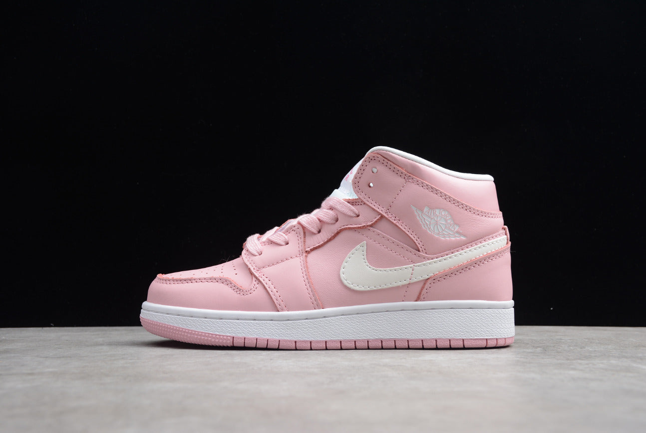 Air Jordan 1 Mid White Fuchsia Blast