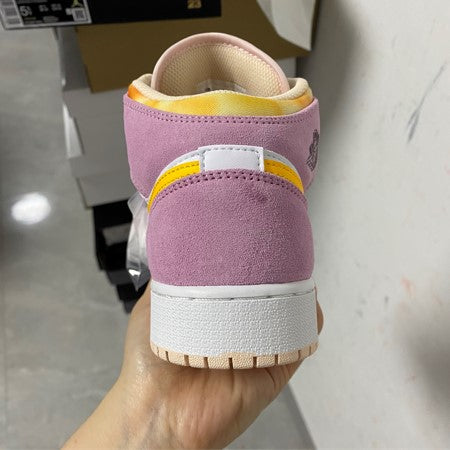 Air Jordan 1 Mid SE White Pink Yellow