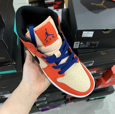 Air Jordan 1 Mid White Orange